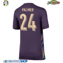 Maglie da calcio Inghilterra Cole Palmer #24 Seconda Maglia Femminile Europei 2024 Manica Corta